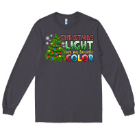 Smoke Christmas light are my favorite color Long Sleeve Tee - NancyCooperArtShop