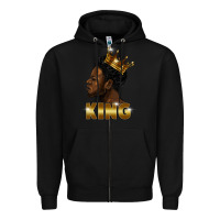 Black black king Zipper Hoodie - FaDigitalArtStudio