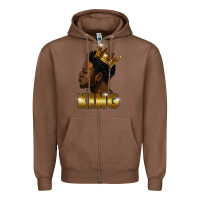 Chestnut black king Zipper Hoodie - FaDigitalArtStudio