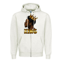 Black King Zipper Hoodie | Teevron