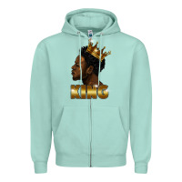Seafoam black king Zipper Hoodie - FaDigitalArtStudio