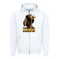 White black king Zipper Hoodie - FaDigitalArtStudio