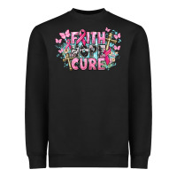 Black Faith hope cure Cancer Awareness Heavyweight Sweatshirt - HowdyJamesFarm