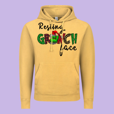 Merry Grinch Mas Vintage Hoodie Designed By Bettercallsaul