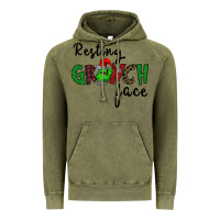 Vintage Olive Merry Grinch Mas Vintage Hoodie - Bettercallsaul
