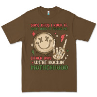 Cacao some days i rock it some days it rocks me either w Premium Tee - MaliasSmallBusiness