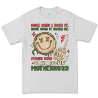 Dove Grey some days i rock it some days it rocks me either w Premium Tee - MaliasSmallBusiness