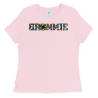 Bubblegum Pink grammie cowhide sunflower 1 Ladies Tee - Jasminsmagicworld