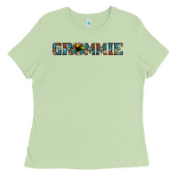 Matcha grammie cowhide sunflower 1 Ladies Tee - Jasminsmagicworld
