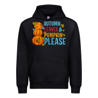 Autumn Leaves And Pumpkin Please Urban Hoodie | Teevron