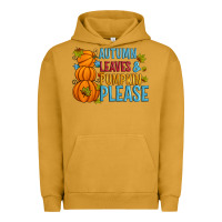 Pigment Peanut Butter Autumn leaves and pumpkin please Urban Hoodie - Artiststas