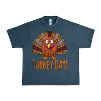 Midnight Navy Happy Turkey Day - Thanksgiving Party Urban Heavy Tee - Bettercallsaul