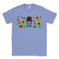 Colony Blue western mama messy bun Classic Tee - Jasminsmagicworld