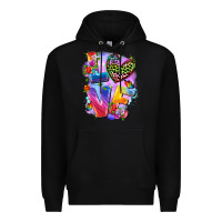 Black Love pride Premium Hoodie - FaDigitalArtStudio
