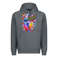 Rock Love pride Premium Hoodie - FaDigitalArtStudio