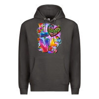 Smoke Love pride Premium Hoodie - FaDigitalArtStudio