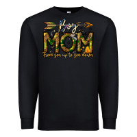 Black Boy Mom From Son Up To Son Down Premium Sweatshirt - CowhideDigitalArt
