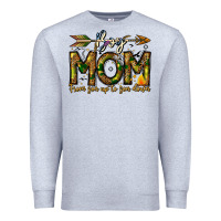 Heather Grey Boy Mom From Son Up To Son Down Premium Sweatshirt - CowhideDigitalArt