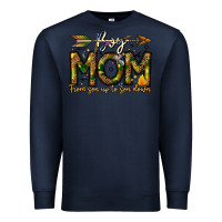 Navy Boy Mom From Son Up To Son Down Premium Sweatshirt - CowhideDigitalArt