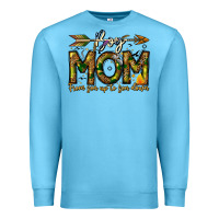 Ocean Blue Boy Mom From Son Up To Son Down Premium Sweatshirt - CowhideDigitalArt