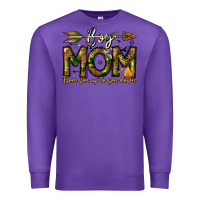 Purple Boy Mom From Son Up To Son Down Premium Sweatshirt - CowhideDigitalArt