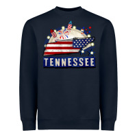 Navy tennessee 4th of july Heavyweight Sweatshirt - CowGirlArtShop