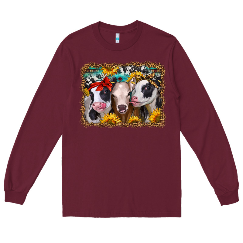 Western Sunflower Heifers Long Sleeve Tee by Jasminsmagicworld | Teevron