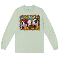 Matcha western sunflower heifers Long Sleeve Tee - Jasminsmagicworld