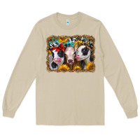 Mushroom western sunflower heifers Long Sleeve Tee - Jasminsmagicworld