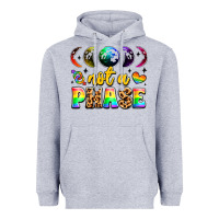 Heather Grey not a phase pride moon Heavyweight Hoodie - LillyAllenDesigns
