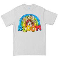 Dove Grey bloom Premium Tee - NancyCooperArtShop