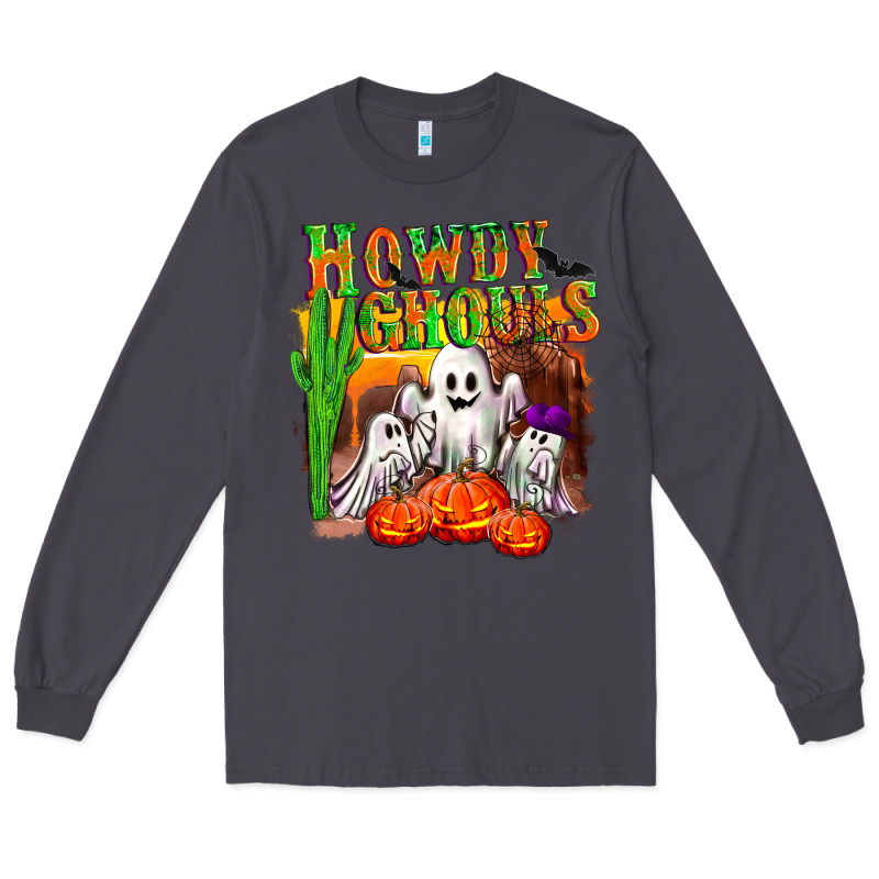 Howdy Ghouls Long Sleeve Tee by NancyCooperArtShop | Teevron