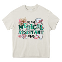 Cream in my medical assistant era Heavy Core Tee - MaliasSmallBusiness