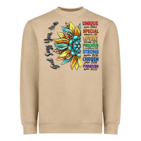 God Says You Are Unique Heavyweight Sweatshirt | Teevron
