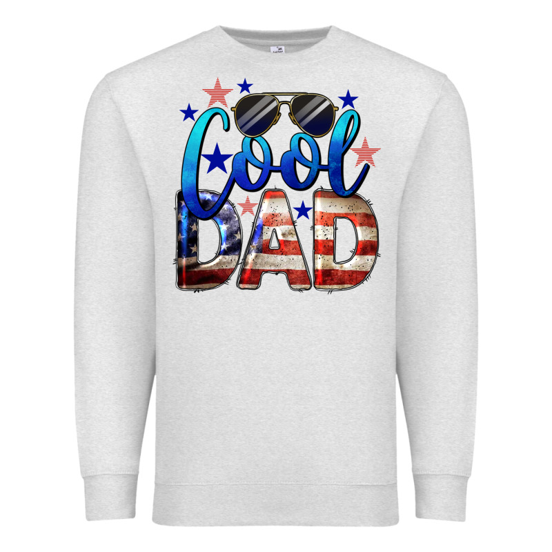 Cool American Dad 4th Of July Premium Sweatshirt by LillyAllenDesigns | Teevron