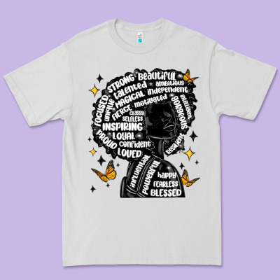 Black Woman Quotes Premium Tee Designed By Maliassmallbusiness