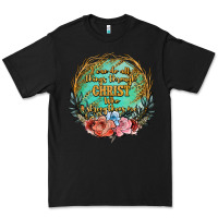 Black i can do all things through christ who strenghtens me Premium Tee - JahusDesignShop