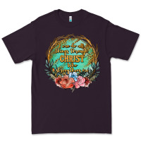 Plum i can do all things through christ who strenghtens me Premium Tee - JahusDesignShop