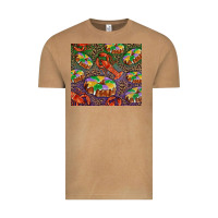 Vintage Camel mardi gras king cake and crawfish Vintage Tee - RanaPortraitStore