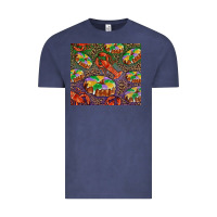 Mardi Gras King Cake And Crawfish Vintage Tee | Teevron