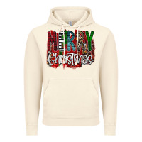 Vintage Artic Merry Christmas Buffalo Plaid Leopard Vintage Hoodie - Bettercallsaul