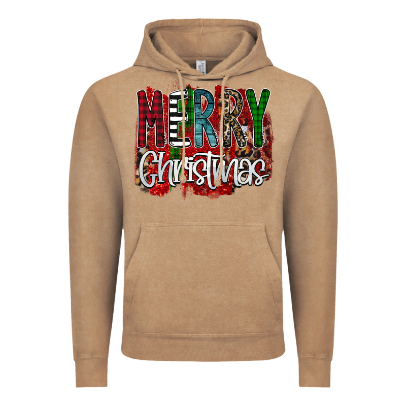 Merry Christmas Buffalo Plaid Leopard Vintage Hoodie by Bettercallsaul | Teevron
