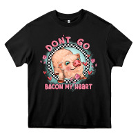 Black dont go bacon my heart Heavy Core Tee - MaliasSmallBusiness