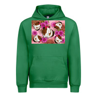 Emerald Guinea pig flowers Urban Hoodie - Artiststas