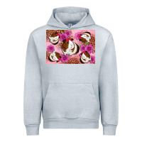 Heather Grey Guinea pig flowers Urban Hoodie - Artiststas