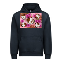 Navy Guinea pig flowers Urban Hoodie - Artiststas