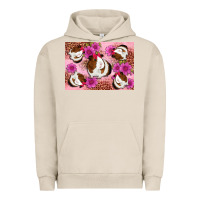 Pigment French Oak Guinea pig flowers Urban Hoodie - Artiststas
