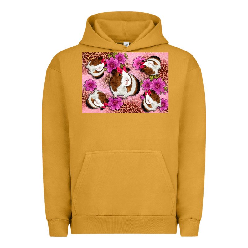 Guinea Pig Flowers Urban Hoodie by Artiststas | Teevron