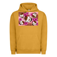 Pigment Peanut Butter Guinea pig flowers Urban Hoodie - Artiststas