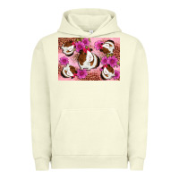 Pigment Pistachio Guinea pig flowers Urban Hoodie - Artiststas
